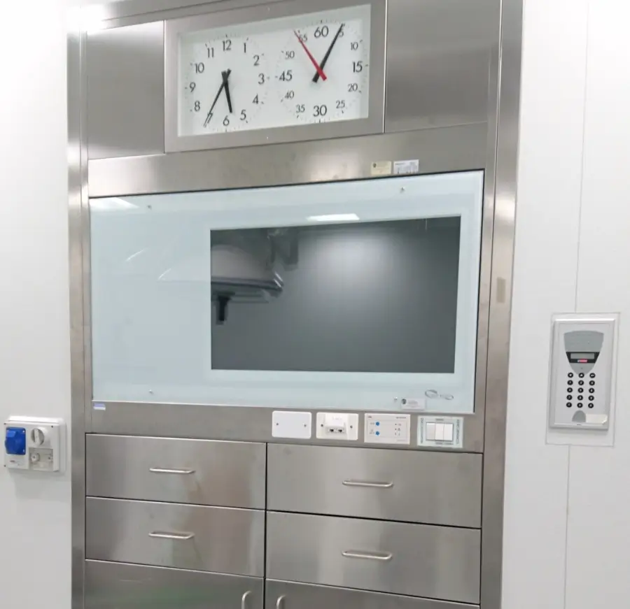 Vetraria Malberti: STRUTTURE SANITARIE